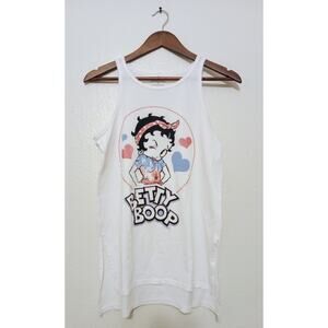 Betty Boop Universal Studios Graphic Tank Top Women's Retro Cartoon Pinup SZ M